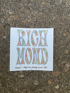 Richmond Groovy Sticker